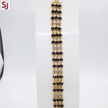3 Line Rudraksh Lucky Black RLG-0035 Gross Weight-...