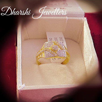 22K Gold Diamond designer Ring by 