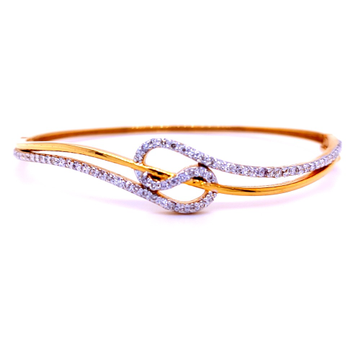 Venesian spiral diamond bracelet