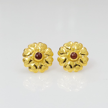 18k Yellow Gold Grand Earrings by 