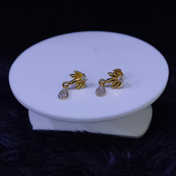 22KT/916 Yellow Gold Innocent Earrings For Women