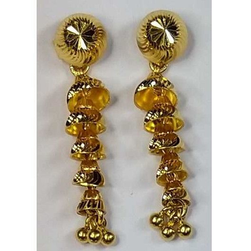 916 Gold Fancy Slowfast Earrings Akm-er-101 by 