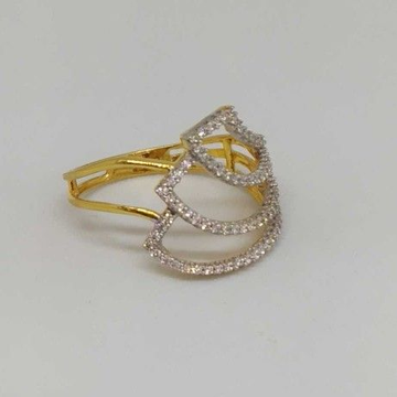18 Kt Gold Ladies Branded Ring by 