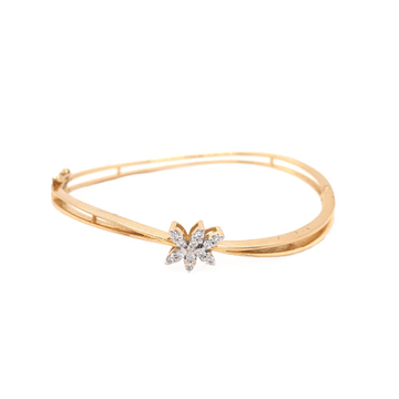 18k gold Floral Diamond  bracelets