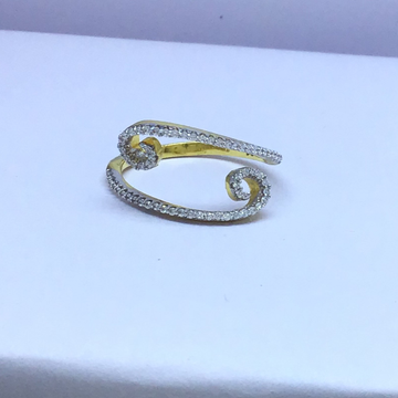 Designing ladies fancy gold ring by 