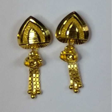 916 Gold Fancy Earrings Akm-er-149 by 
