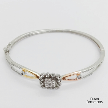 Sterling silver ladies bracelet in yellow and silv... by 
