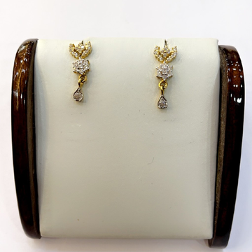 22k gold classic  ladies earrings by Shree Godavari Gold Palace