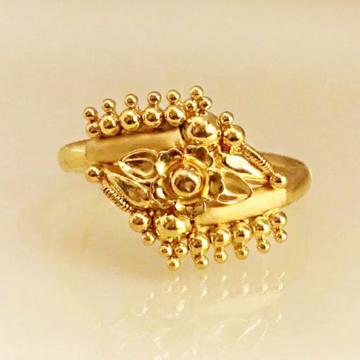 Solid 24K Yellow Gold Large Diamond Cut Mens Nugget Ring, Size 5 - 11 | eBay