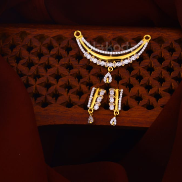 916 Gold Hallmark Ladies Fancy Mangalsutra Pendant...