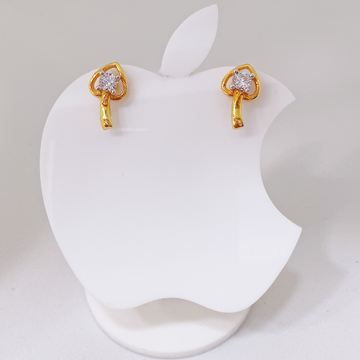 22k Gold Nice Design Exclusive Stone Ledies Earrin... by 