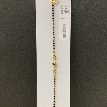 22KT/916 Yellow Gold Shaimi Mangalsutra Bracelet F...