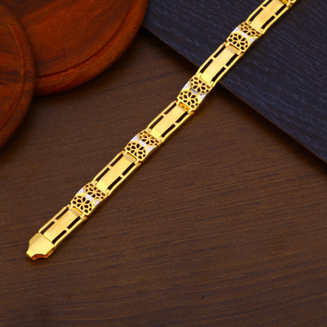 22kt Gold Designer Mens Bracelet MPB173