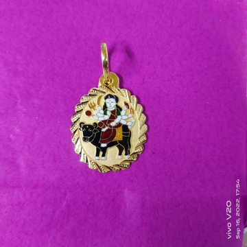 Gold Delite Daily Wear Pendant SAGP04 by Saurabh Aricutting