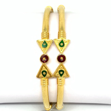 Designer Gold Copper Bangles by Rajasthan Jewellers Private Limited