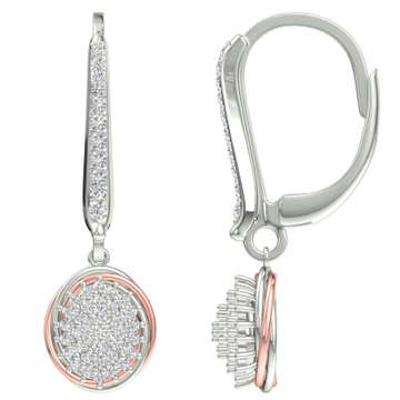 Designing fancy real diamond earrings by 