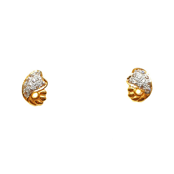 22K Gold Modern Earrings MGA - BTG0190