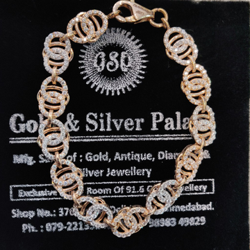 Fancy Rose Gold Bracelet by Gold & Silver Palace