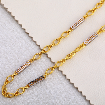 916 Gold Mens Designer Choco Chain MCH421