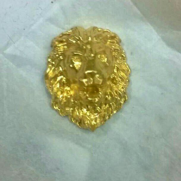 22K / 916 Yellow Gold Gents Lion Pendant