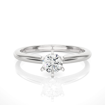 Unique Solitaire Ring WG by 