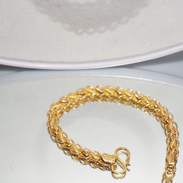 22k Gold Dazzling Plain Bracelet 1314R1