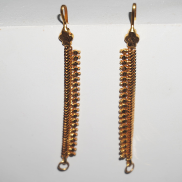 Gold Fancy Plain Earrings 98R1