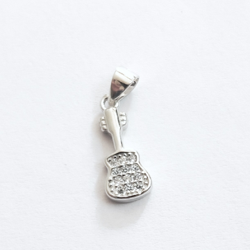 92.5 sterling silver Guitar pendent by Veer Jewels