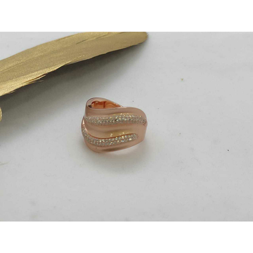 92.5 Sterling Silver Micro Rose Gold Italian Ring... by 