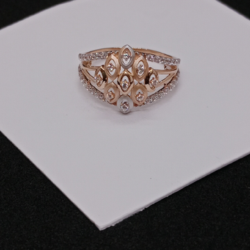 18k Rose Gold Diamond Ladies Rings by 