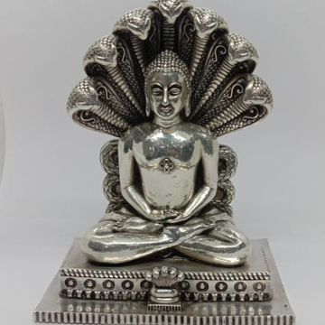Pure silver idol of parsavnath bhagwan by 