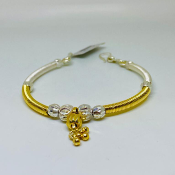 silver & gold coting bracelet