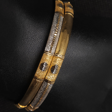 Gold simple kadli by S.P. Jewellers