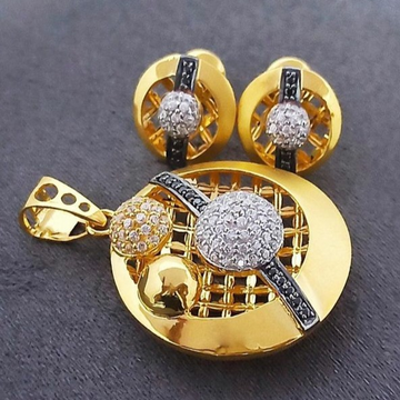 22 carat gold ladies pendants set RH-PS305