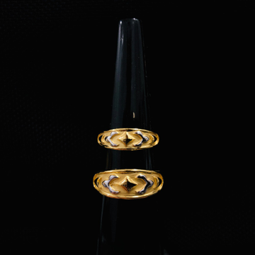 22KT Gold Fancy Couple Ring KDJ-R037 by 
