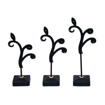 jewellery metal earring stand black color by 