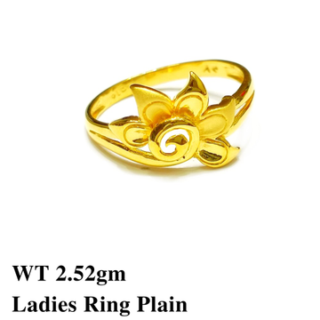 22k Gold Ladies Ring Plain by 