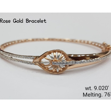 20 carat rose gold ladies bracelet RH-LB128