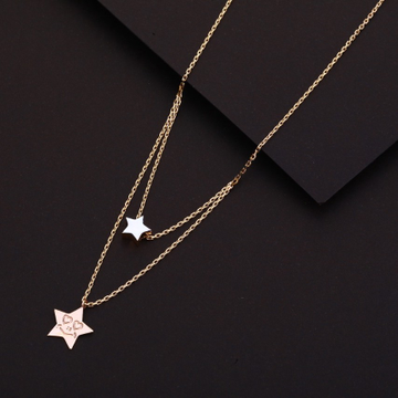 Pendent with chain rosegold by 
