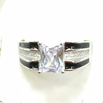 999 Silver Attractive Design Hallmark Ring  by P.P. Jewellers