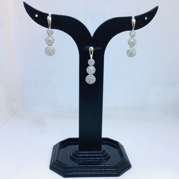 BRANDED FANCY 925 SILVER PENDANT SET by 