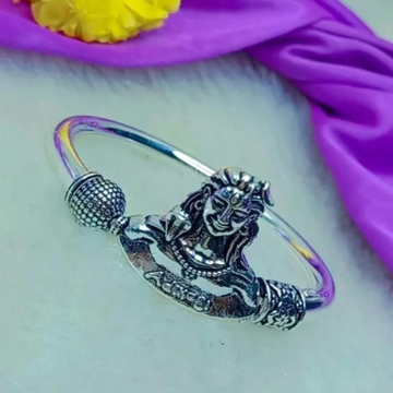 925 Silver Shivji Design Kada Bracelet by 