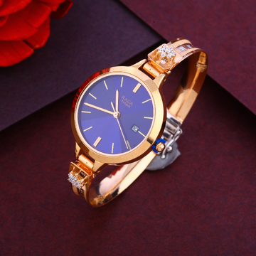750 Rose Gold Hallmark Designer Ladies Watch RLW26...