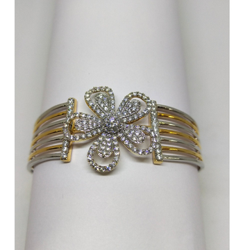 22K platinum and gold polish diamond bracelet by 