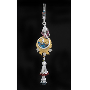 Silver elegant antique waist keychain by 