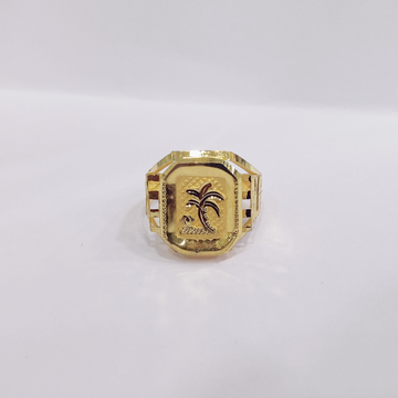 22k Gold Coconut Tree Design Ring by 