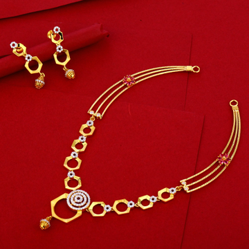 916 Gold Ladies Necklace Set LN212