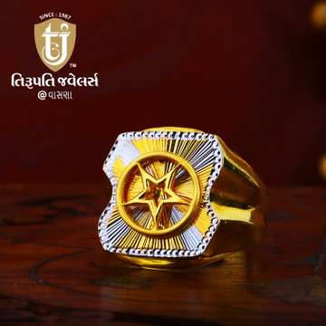 916 Gold Gents Ring TJ-R03 by 