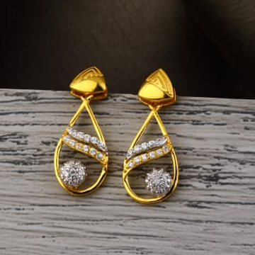 916 Gold Hallmark Ladies Designer Jummar Earrings...