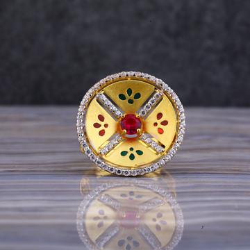 916 Gold Exclusive Cz Ring LLR128